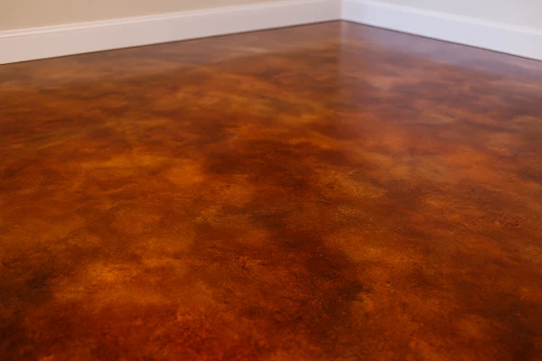 a red epoxy floor from Houston Concrete Services in Houston, TX - concrete slab foundation a red epoxy floor from Houston Concrete Services in Houston, TX - concrete slab foundation